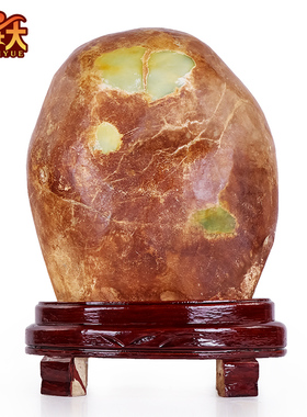 岫玉原石摆件奇石观赏石头工艺品客厅办公室装饰品天然辽宁岫岩玉