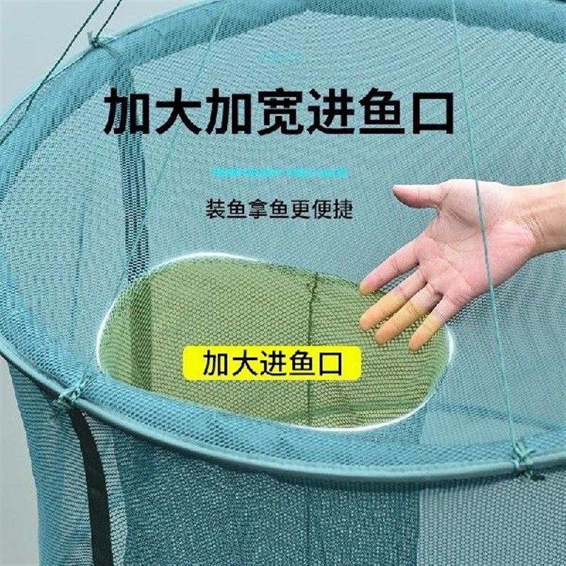 暂养鱼护网网箱鱼折叠漂浮护养殖网箱可折叠鱼护病鱼隔离网箱锦鲤