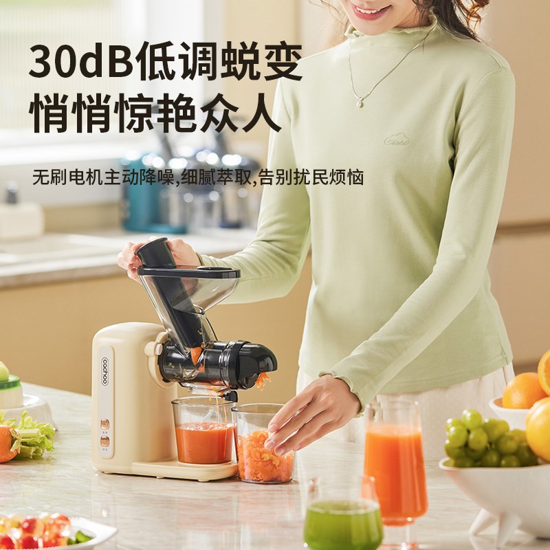 卡丘原汁机榨汁机汁渣分离家用小型迷你便携自动多功能水果炸汁机