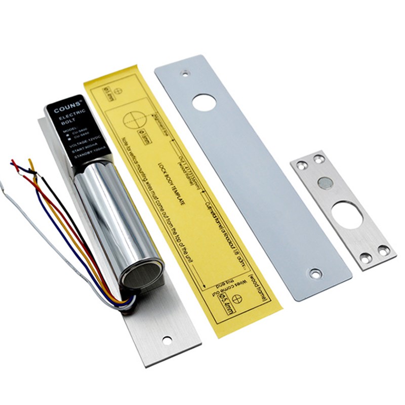 高优新款S00C电插锁暗装嵌入式V单开玻璃门木门门禁电控锁