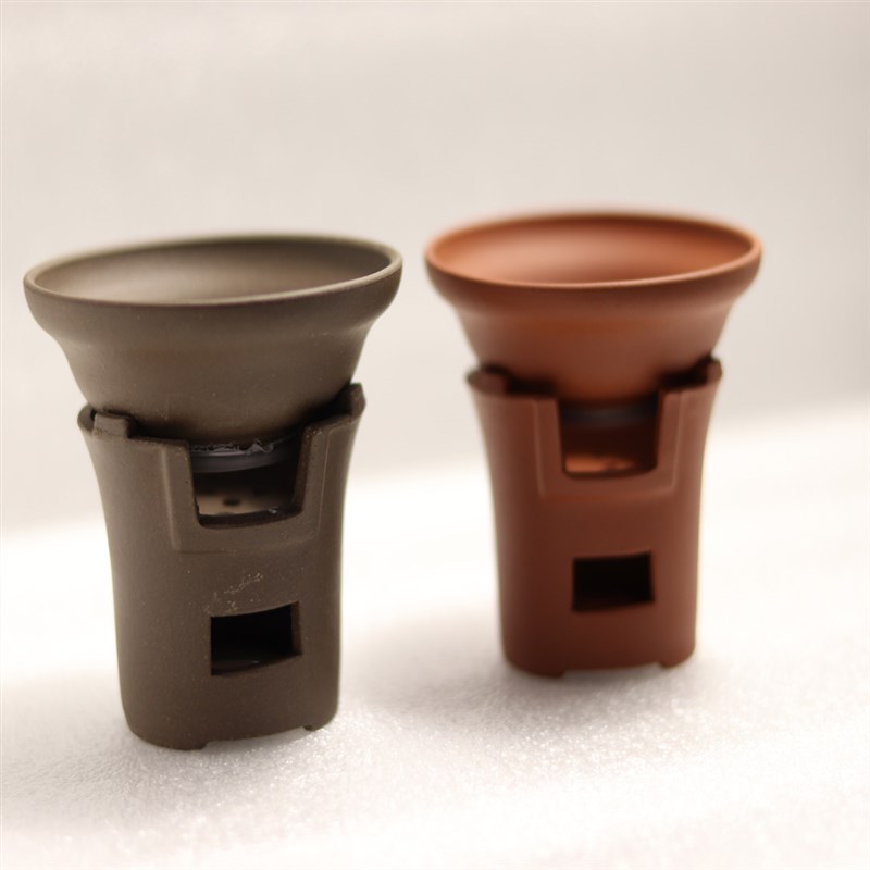 宜兴紫砂茶漏过滤网创意茶滤茶道配件原矿红泥紫泥两色可选