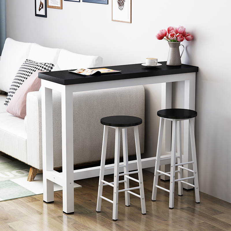靠墙吧台桌 家用小桌子 现代简约客厅隔断窄桌子餐厅高脚桌吧台柜