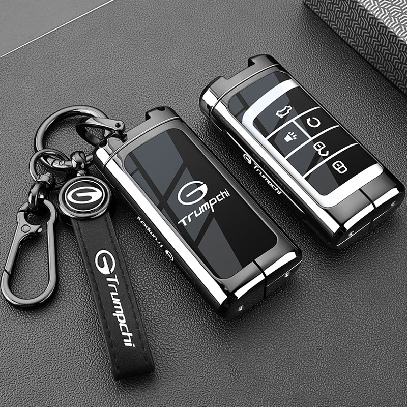 广汽传祺GS钥匙MMX传奇M8车GS5/GS8/GS7金属影豹专用扣壳男