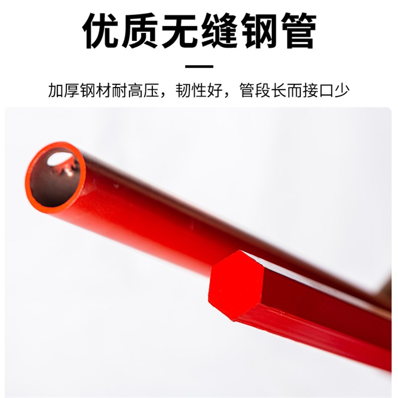 起重撬棒3吨翘棍撬杠重型带轮子轴承滑轮5吨撬棍设备六角钢