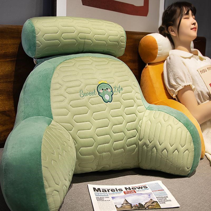 床头靠垫软包办公室护腰靠枕大靠背沙发抱枕飘窗床上看书护颈椎枕