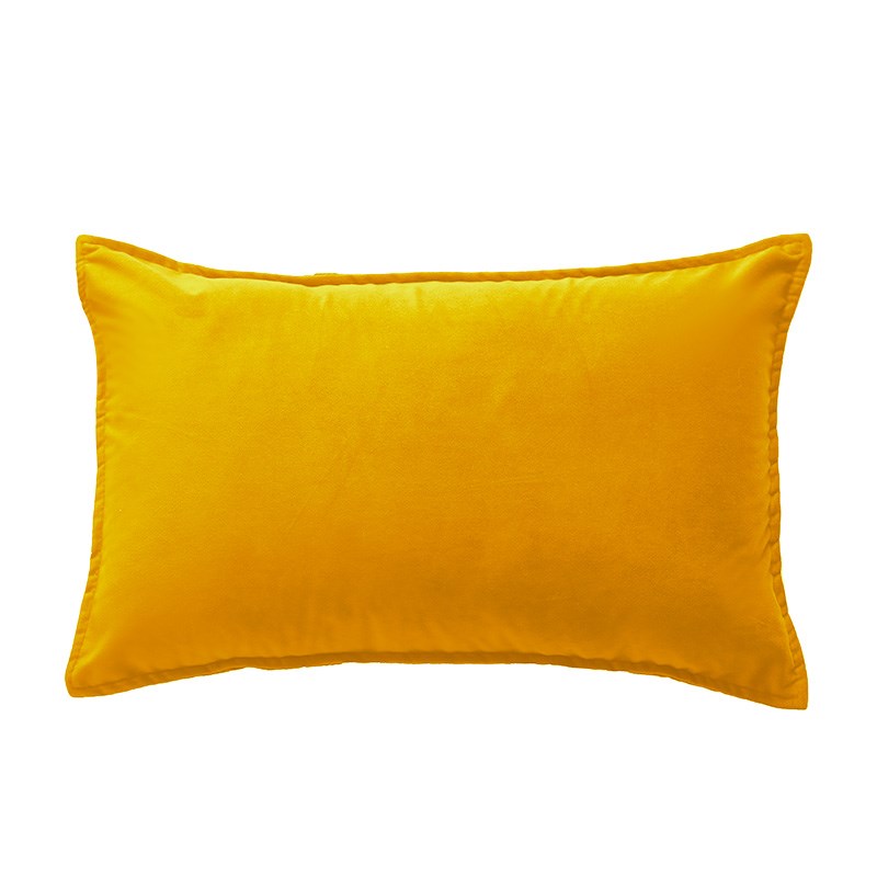 天鹅绒腰枕沙发客厅长方形靠枕办公室椅子腰靠长条靠背垫护腰靠垫