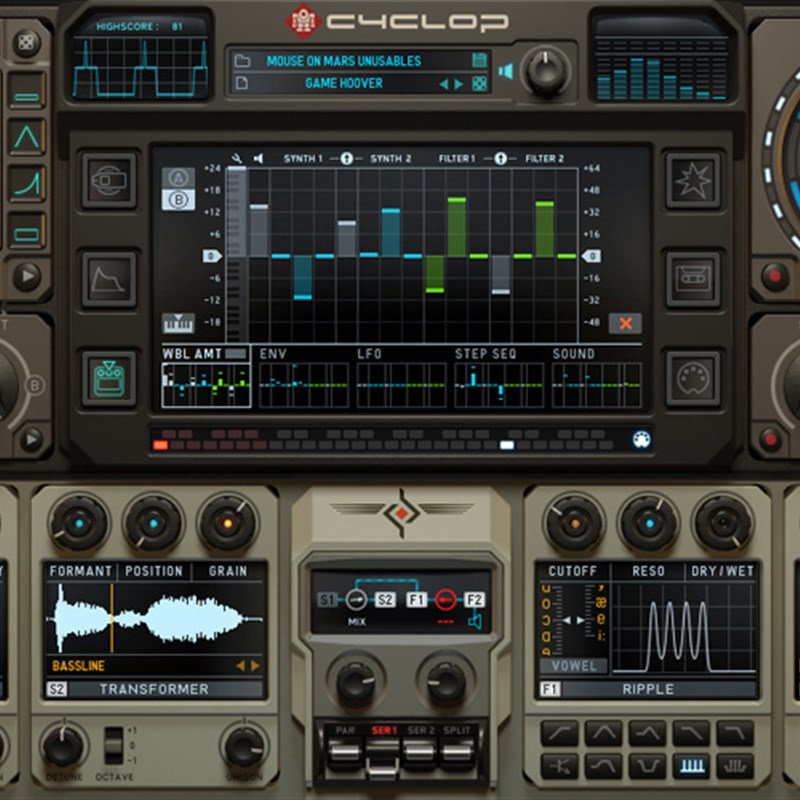 Sugr Bytes Cyclop 低音合成器插件编曲制作混音