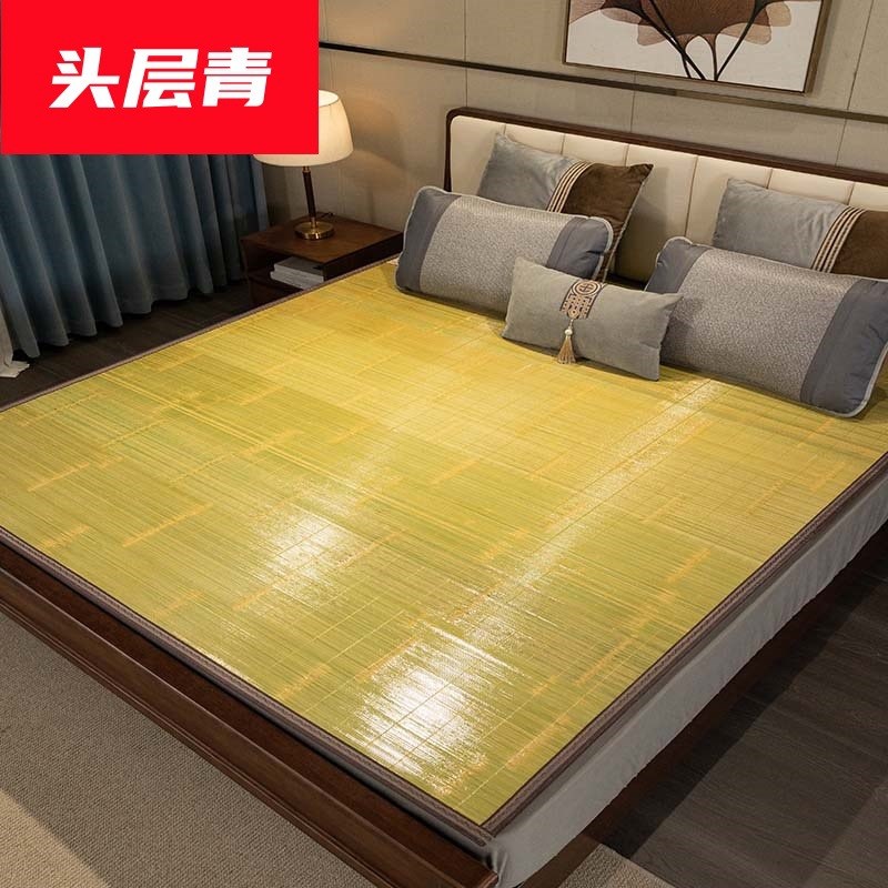 夏季凉席竹席中青席子学生宿舍竹凉席草席上下铺货车单人工人