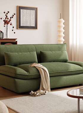 小户型客厅懒人布艺帆船沙发床直排公寓出租屋办公室可折叠家用