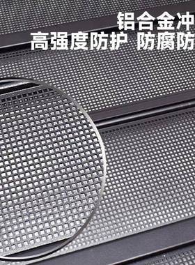 青禾新网升级防纱蚊形LEH带金刚推拉万隐向轮通风铝合金折叠门