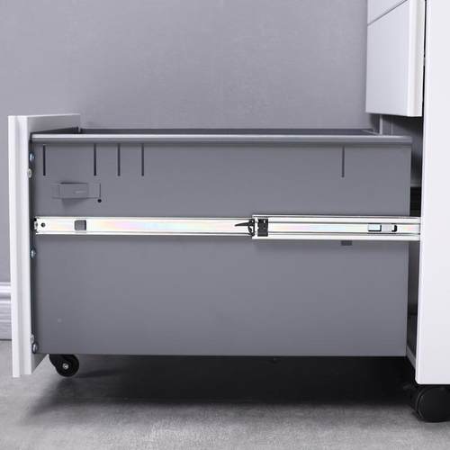 矮收办公室柜桌动下柜三04抽文件储物柜带锁可移动活柜资料纳小推