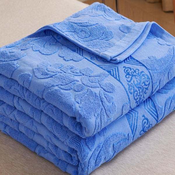 上海老牌纯棉毛巾被100老式怀旧毛巾毯成人午睡夏季盖毯夏凉