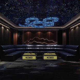 轻奢夜总会家庭影院沙发UL包厢厂家直销茶几转角KTV组合卡座