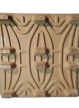 出口免熏储蒸地叉车盘仓库托防潮模压木屑仓木纤维卡板台OZB板托