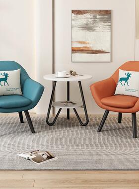 办公沙沙发茶几组合务商接待室会客组合单人小型OVZ理咨询心办公