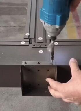 阳光房装角13860码挂件0x100铝合金不锈钢快方管连接固定配件大全