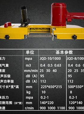 JQD-8VRJ/1000矿花用气动线锯J锯QD-10/道井下无火链隧条小型手