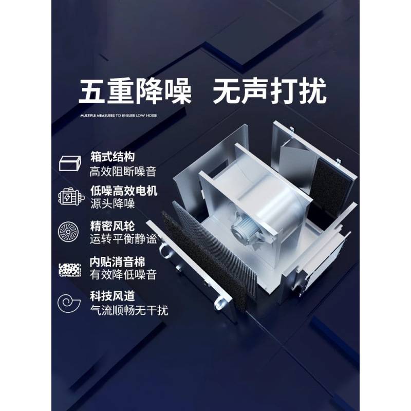 风柜式离心风机商用饭店厨房抽油烟风机箱式排烟风机静音低噪风柜
