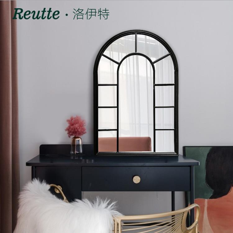 镜简约现代窗户饰装饰镜LYL家用全身地墙壁装壁落挂穿衣镜挂镜