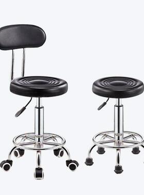 理转发店发沙龙椅家用廊便携椅可移动小子美发旋NVO升降椅