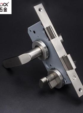 厂家卧室房通门道分体锁34不钢执手锁木0门把手锈RST-11+R锁具配