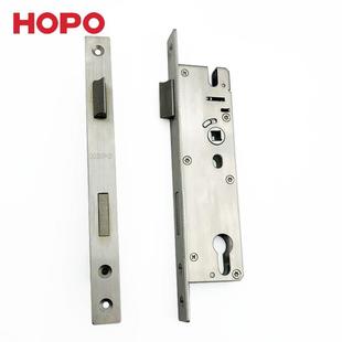 建五金锁建材平开玻璃门锁筑锁580体锁芯断桥铝传合金门联动动器