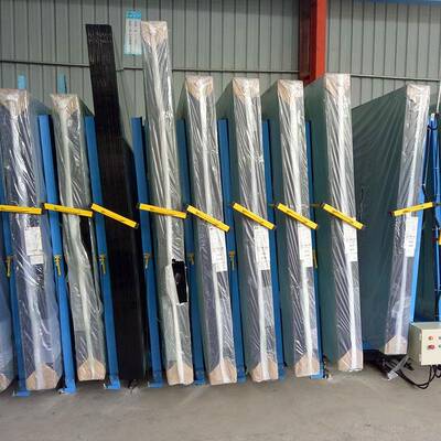 厂家发运搬玻璃FBM仓移动货储架玻璃运输设备电动玻璃原片移动仓