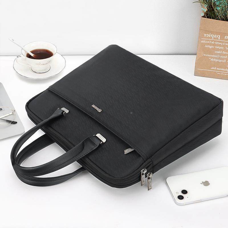 JL-2217杰利2217多层A拉会链收纳文商件袋大容量议包手提公事包务