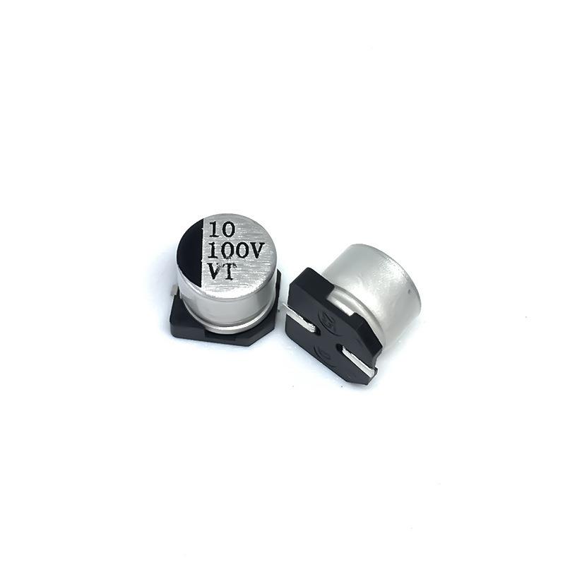 100电V4.7UF5*动5.4MM贴片解TLM电容LD驱开关电源SMED铝壳固态电