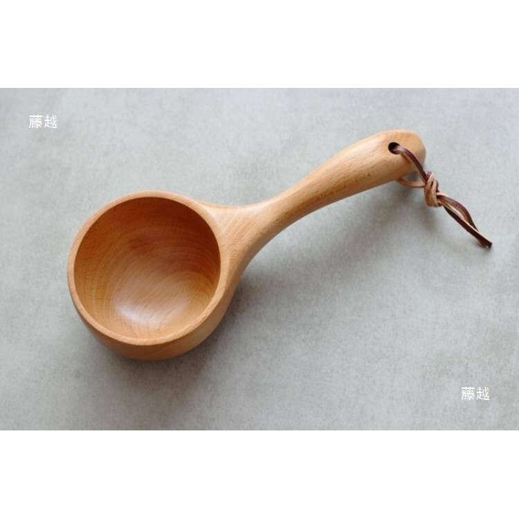 日式实木瓢实木短柄米瓢水瓢木勺大汤勺子酒瓢沐浴桑拿厨房木桶勺