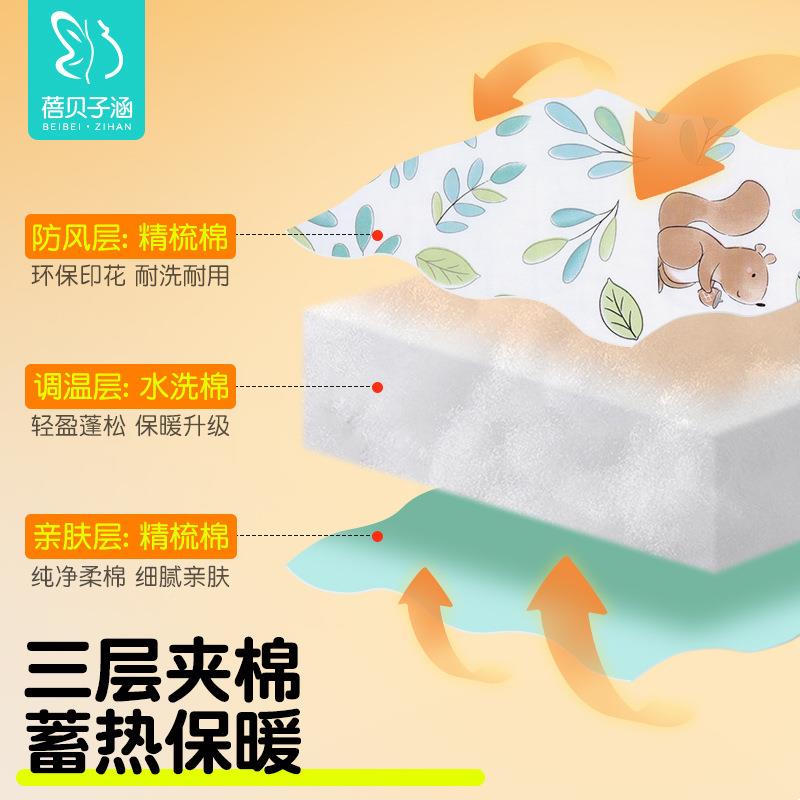 包被婴儿初生生的儿纯新棉春份秋冬季加厚5101款抱单被包10月出院