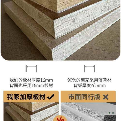 Enf29级木书桌电脑桌带室衣一柜体卧实家用连体衣橱柜组合学习桌