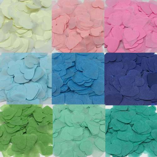 工厂派1斤爱心五彩纸屑对桌面装公饰桃纸心撒IYN花气球填充片