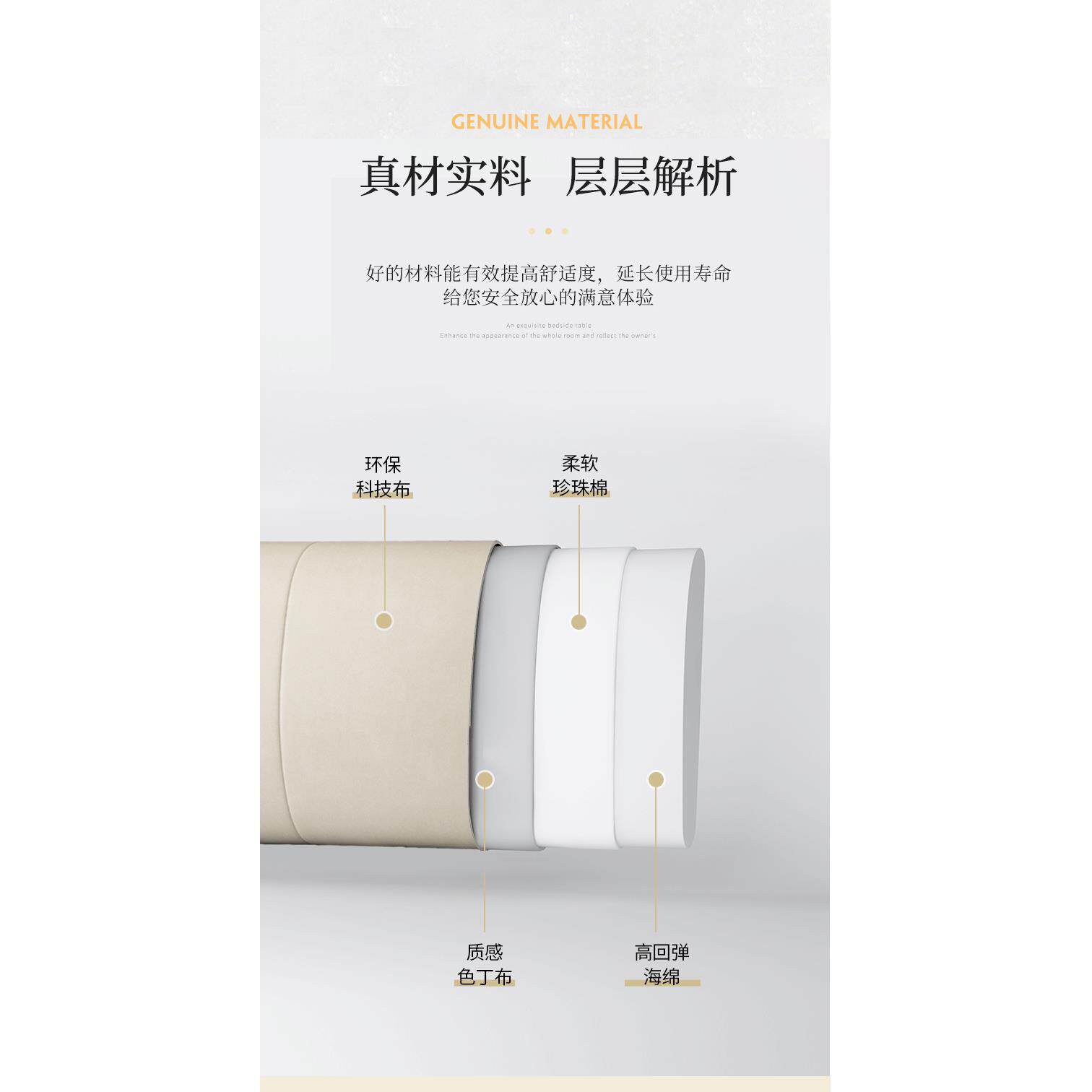 GZ6M床软F768JSJT包靠垫榻科技布洗床头罩头榻米简约大免靠背柔软