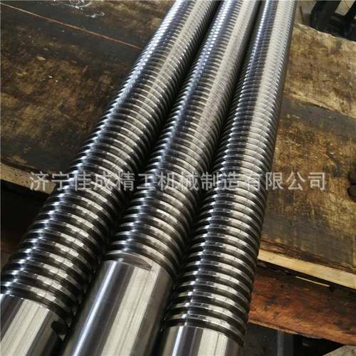 大型精密机床丝杆梯形矩形丝杠加工正反牙传动升降Tr70T80T90T100