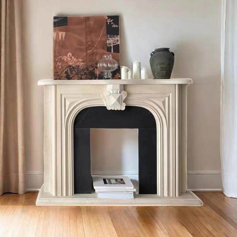 法式复古实木壁炉柜 简约轻奢入户玄关壁炉客厅墙边装饰壁炉柜,鲜花速递/花卉仿真/绿植园艺,割草机/草坪机,淘宝优惠券,粉丝福利购,淘宝优惠卷