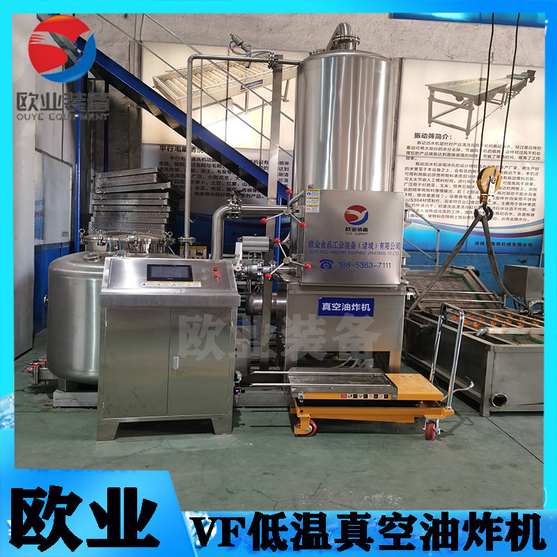 欧业制造 鱼骨酥真空油炸机 果蔬油炸机器 售后无忧