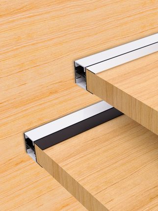 玻璃层板灯18mm隔板夹板灯带led双面发光衣柜酒柜灯卡槽夹板灯