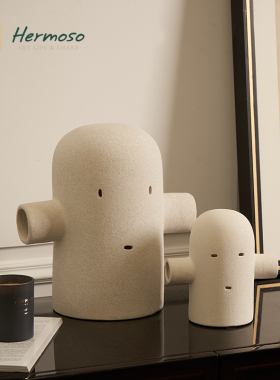 卡迪娅家居塔马斯岩礁艺术陶瓷摆件客厅家居饰品创意办公室样板间