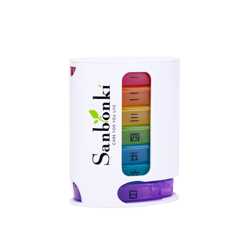 随身大小号药盒便携式一周星期提醒安利迷你旅行分装家用藥盒