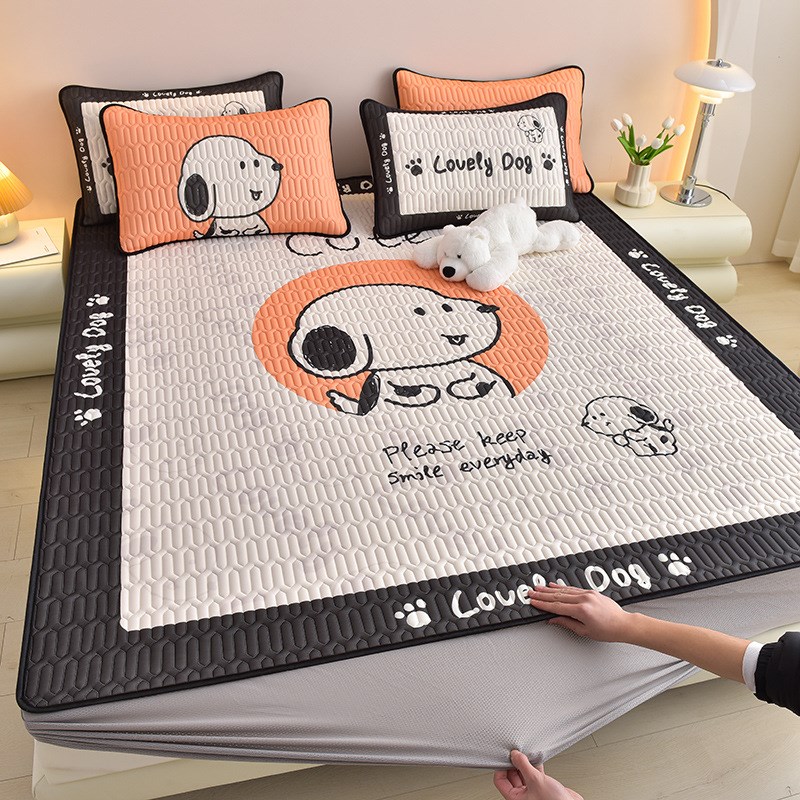 冰丝乳胶凉席床笠罩三件套母婴级A类乳胶凉席凉而不冰夏季席子