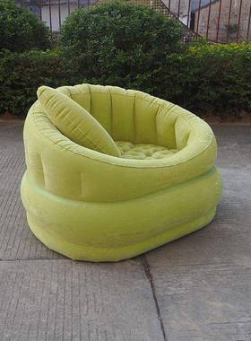 气懒人发pfds20208vc植绒单沙发人椅沙家充居户外休闲娱乐沙发