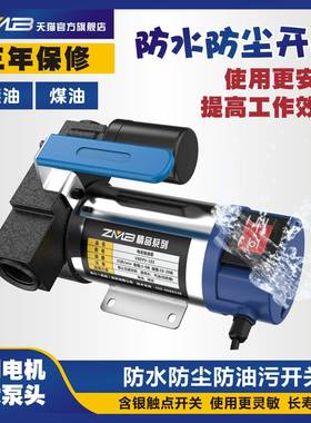 ZMB自停电动动抽油泵油12V24V2UBC20V伏自吸泵油泵机柴泵加油机抽