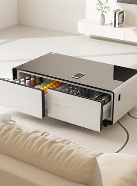 智普利特冰箱斯茶能几一体无线充电办公00135室高端家用简约茶几