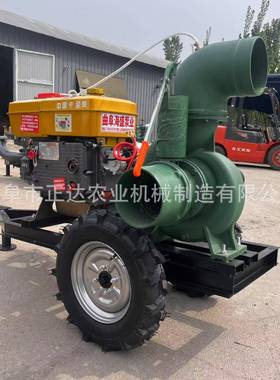 移动拖车款8寸柴油泵水工程灌施工用水离心AIG泵水冷大8寸溉水泵