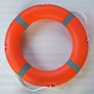 厂家直销救生圈船用专业成人儿童实心聚乙烯塑料救生圈泡沫救生圈