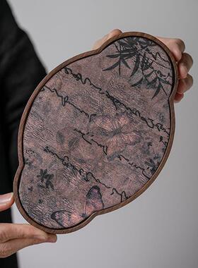 北美胡桃木承茶托盘干泡台XKM高端实木家泡用轻壶新中式小型奢干