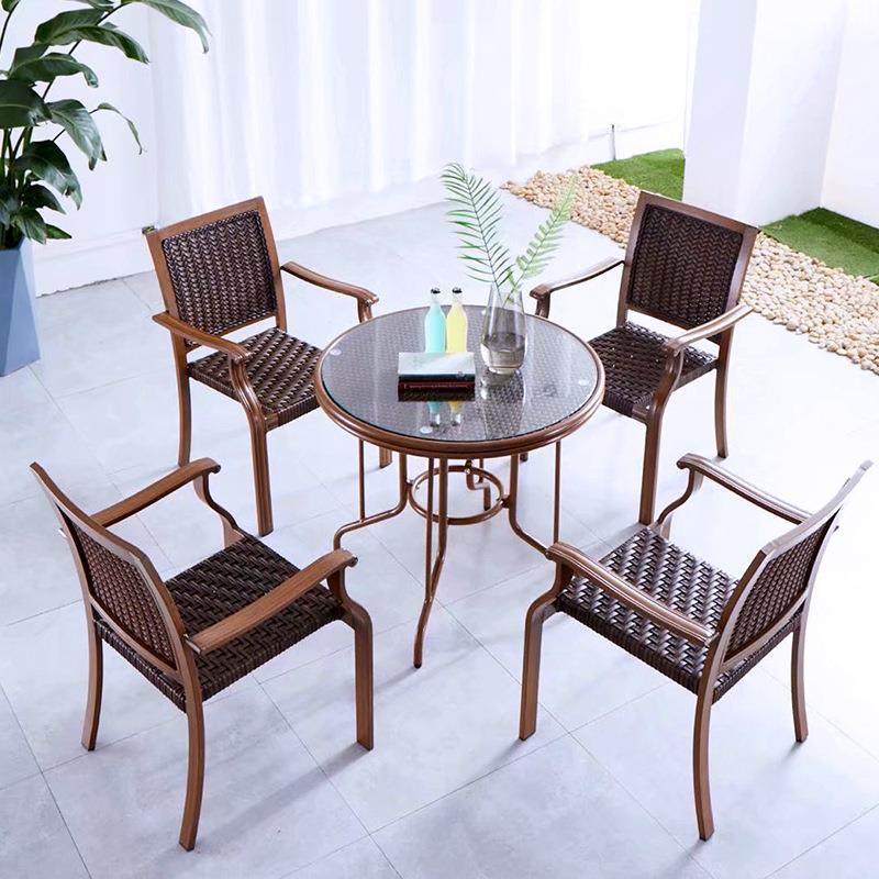 户伊力外特藤椅室外桌椅组合庭院花塑木桌简子约园休闲藤5271伊力,商业/办公家具,商用藤编家具,淘宝优惠券,粉丝福利购,淘宝优惠卷
