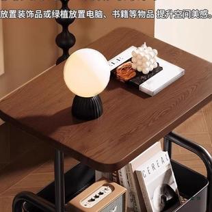 双层边几物茶客厅可移几小推车沙发收纳小桌子CBK带轮茶桌卧室置