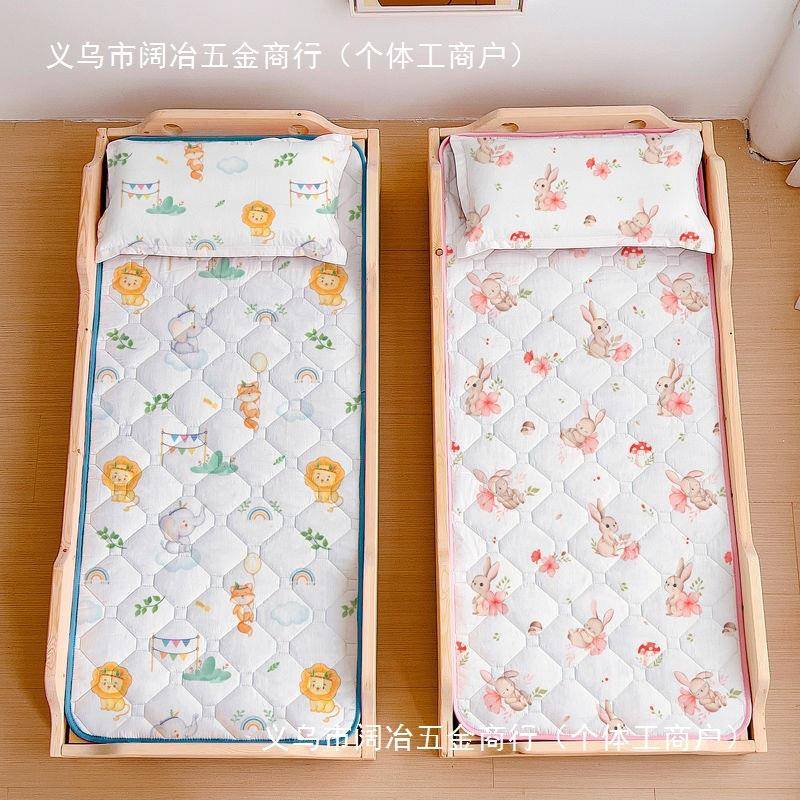 儿童幼园床垫垫宝宝午儿睡薄款床褥纯棉小褥子婴儿软418床可水洗